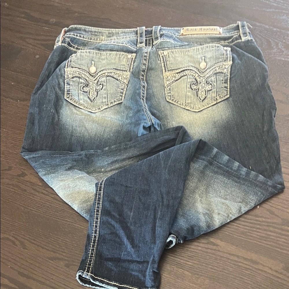 Rock Revival midrise skinny Faded Indigo Jeans